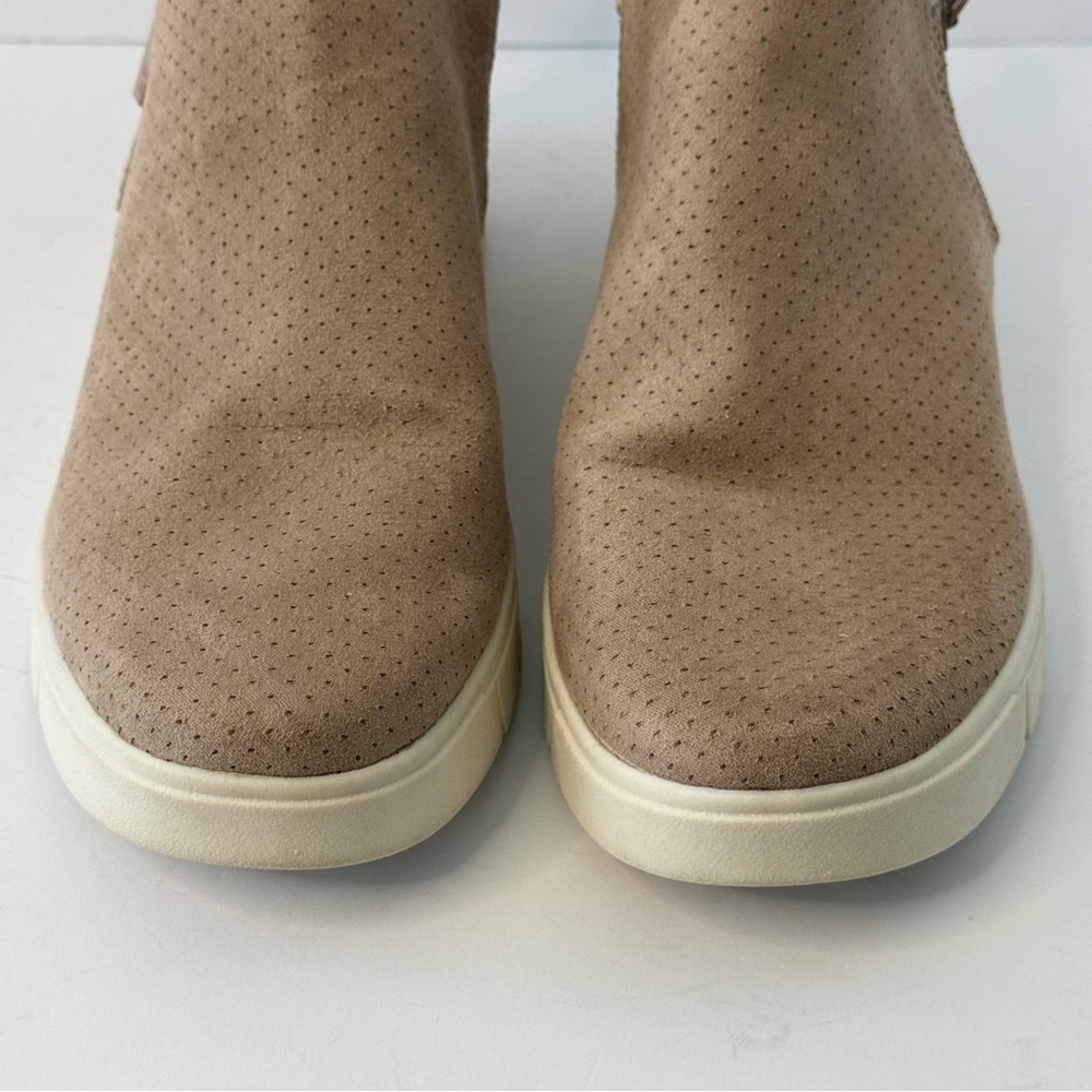 Ryka Women's Hensley 2 Suede Ankle Zip Sneaker Booties in Taupe Size 8.5. - Picture 3 of 10